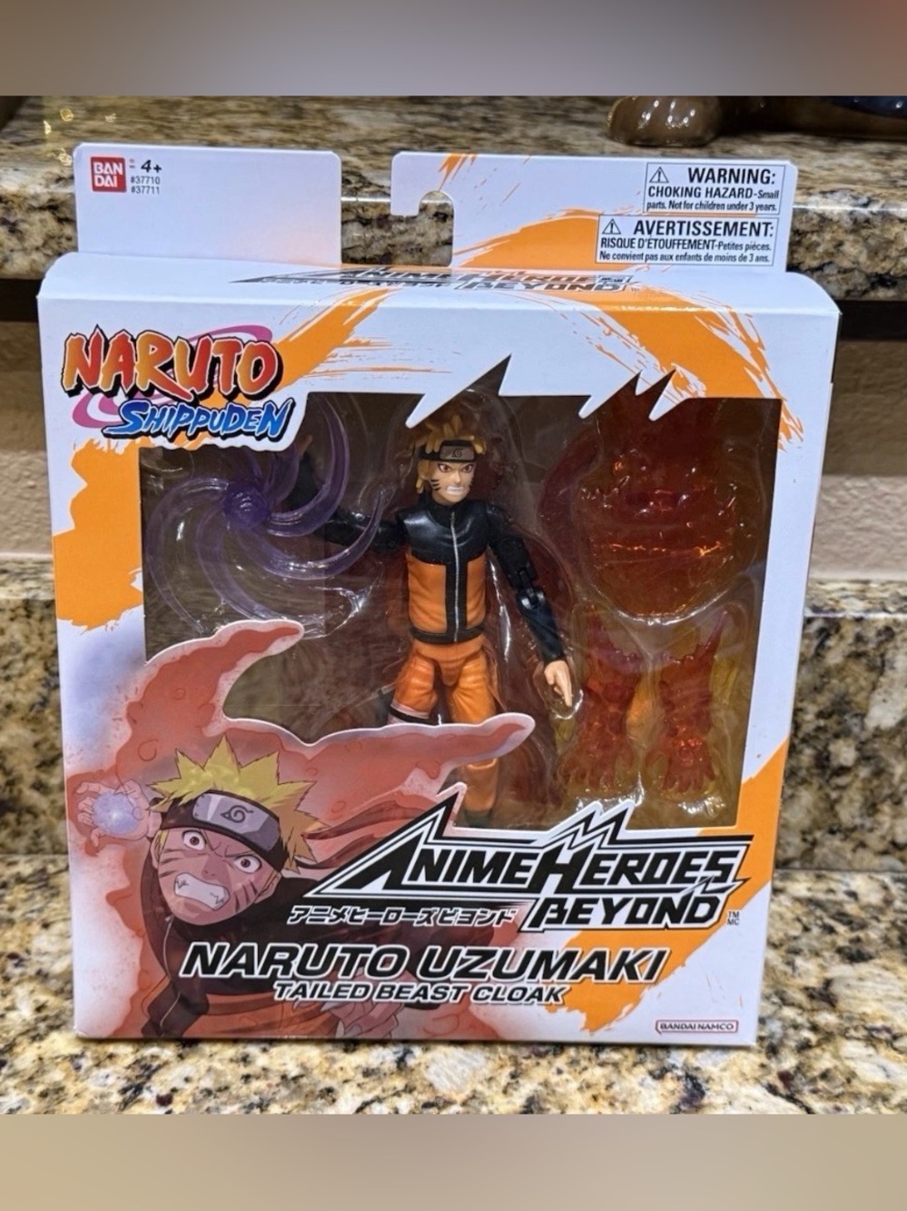 Naruto Uzumaki Anime Heroes Beyond - Naruto Figure Bandai Tailed Beast Cloak